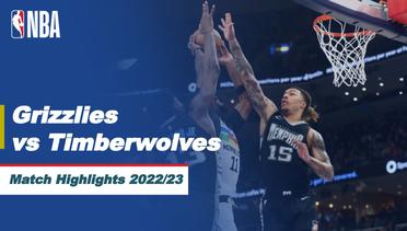 Match Highlights | Memphis Grizzlies vs Minnesota Timberwolves | NBA Regular Season 2022/23