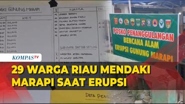 BPBD: 29 Warga Riau Mendaki Gunung Marapi saat Erupsi