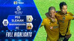 Full Highlights - PSS Sleman VS Bhayangkara FC | BRI Liga 1 2022/2023
