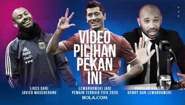 3 Video Pilihan Minggu Ini, Likes Javier Mascherano di Twitter Bola.com dan Obrolan Thierry Henry dengan Robert Lewandowski