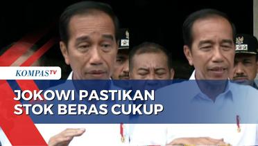 Tinjau Pasar Induk Cipinang, Jokowi Pastikan Stok Beras Cukup