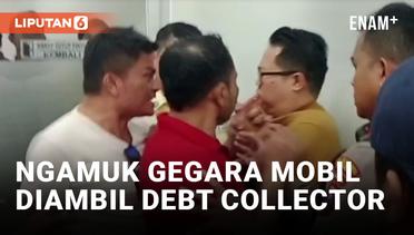 Kesal Mobil Disita Debt Collector, Belasan Orang Geruduk Kantor Usaha Leasing di Surabaya
