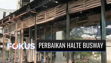20 Halte Transjakarta Rusak, Perbaikan Fasilitas Umum Pascademo Terus Dilakukan