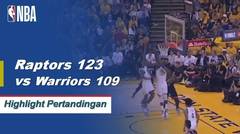 NBA I Cuplikan Pertandingan : Raptors 123 vs Warriors 109