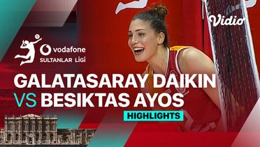 Galatasaray Daikin vs Besiktas Ayos - Highlights | Women's Turkish Volleyball League 2024