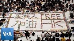 Hong Kong Residents Rally Against 'Police Violence' with Paper Birds