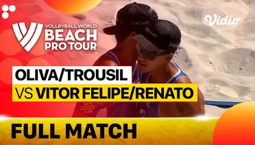 Full Match | Round 2 - Center Court: Oliva/Trousil (CZE) vs Vitor Felipe/Renato (BRA) | Beach Pro Tour Elite16 Ostrava, Czech Republic 2023