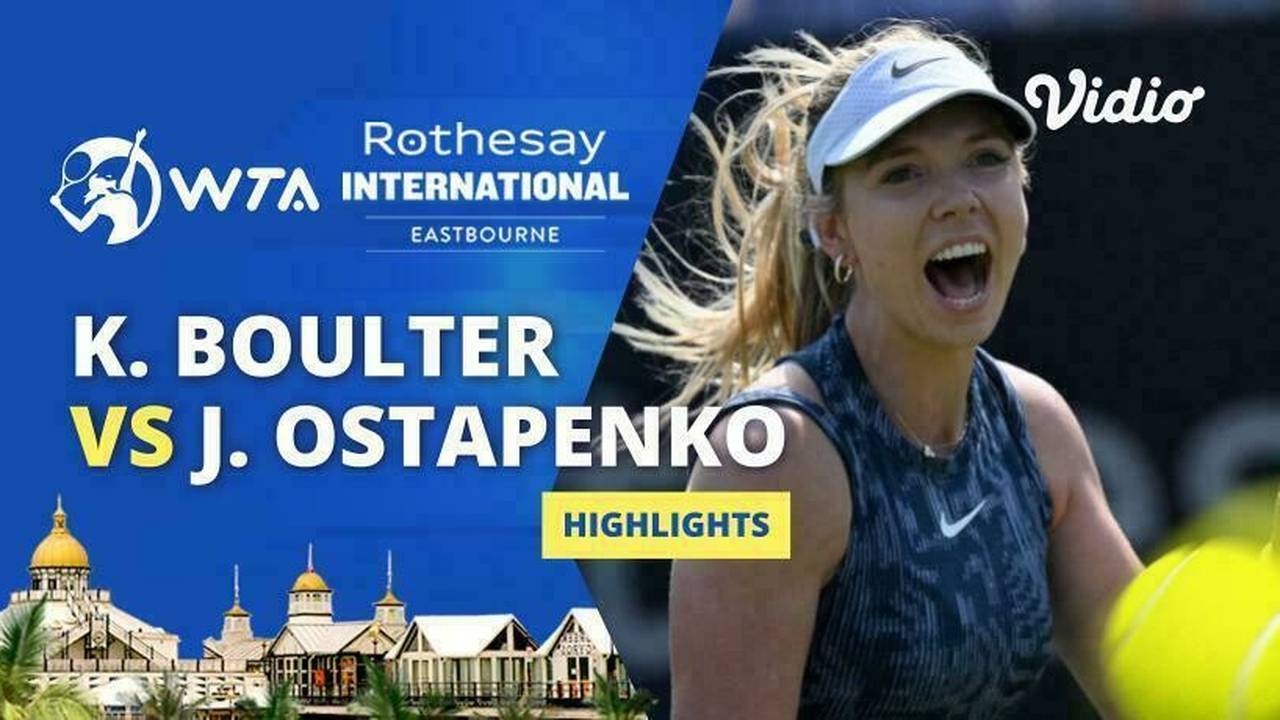 Katie Boulter vs Jelena Ostapenko - Highlights | WTA Rothesay