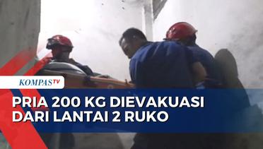 Tiga Tahun Berada di Ruko Kawasan Jakarta, Pria Obesitas Berbobot 200 Kg Dievakuasi ke Grobogan