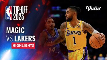 Orlando Magic vs LA Lakers - Highlights | NBA Regular Season 2023/24