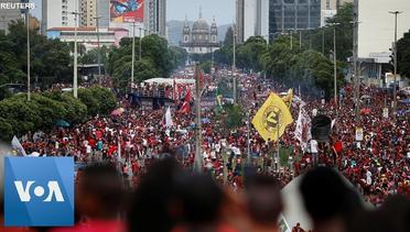 Thousands of Flamengo Fans Gather in Rio de Janeiro to Celebrate Win in Copa Libertadores Final