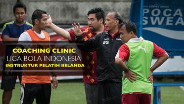 Coaching Clinic Liga Bola Indonesia Bersama Instruktur Pelatih Belanda