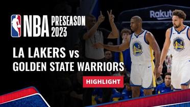 LA Lakers vs Golden State Warriors - Highlights | NBA Preseason 2023/24