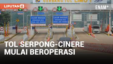 Hore! Jalan Tol Serpong-Cinere Seksi 2 Pamulang-Cinere Mulai Beroperasi Gratis