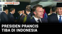 Presiden Prancis Emmanuel Macron Tiba di Indonesia, Disambut Menhan hingga Menlu | Liputan 6