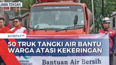 Pemkab Semarang Melalui PMI Salurkan 50 Truk Tangki Air untuk Warga Terdampak Kekeringan