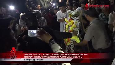 Bupati Lamteng Mustafa Hadiri Pemakaman Bripda Ridho Korban Bom Kampung Melayu