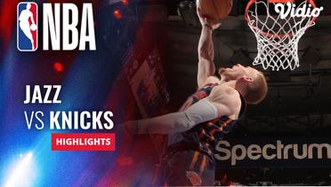 Utah Jazz vs New York Knicks - Highlights | NBA Regular Season 2023/24