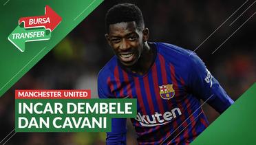 Bursa Transfer: Jadon Sancho Gagal, Manchester United Incar Ousmane Dembele dan Edinson Cavani