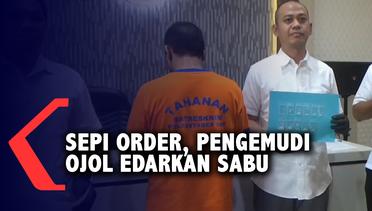 Sepi Order, Pengemudi Ojek Online Di Surabaya Edarkan Sabu