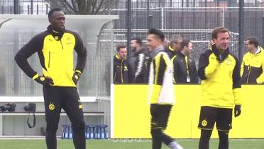 Usain Bolt Pamer Aksi Nutmeg Saat Latihan dengan Dortmund