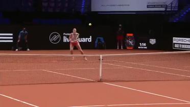 Match Highlights | Ashleigh Barty 2 vs 1 Karolina Pliskova | WTA Porsche Tennis Grand Prix 2021