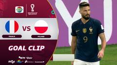 Olivier Giroud (France) Mencetak Gol di Laga Melawan Poland | FIFA World Cup Qatar 2022