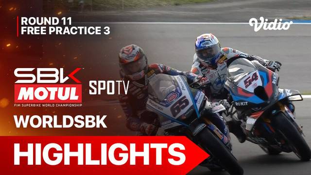 WorldSBK Free Practice 3 - WorldSBK Championship Round 11 Estoril Round - Highlights  | WorldSBK 2024