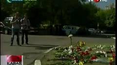 Jatuhnya MH17, Kedubes Mayasia dan Belanda Di Rusia Dipenuhi Karangan Bunga
