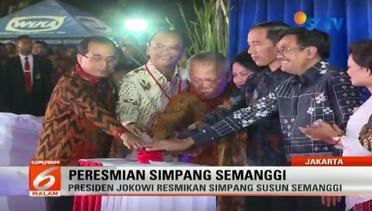 Jokowi Resmikan Simpang Susun Semanggi - Liputan6 Malam