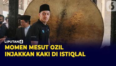 Mesut Ozil Jumatan di Masjid Istiqlal, Warga Antusias Menyambut