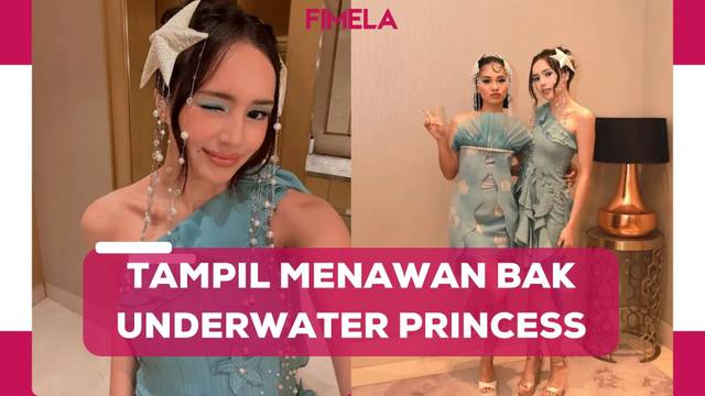 6 Potret Beby Tsabina Jadi Model Koleksi Brand Lokal, Tampil Menawan bak Underwater Princess
