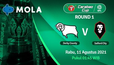 Full Match - Derby County v Salford City | Carabao Cup
