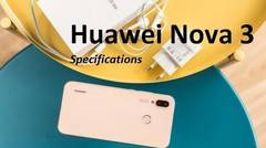 Huawei Nova 3 Specifications