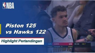 NBA I Cuplikan Pertandingan : Pistons 125 vs Hawks 122