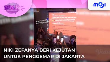 Niki Zefanya beri surprise untuk para fansnya di Jakarta | Moji