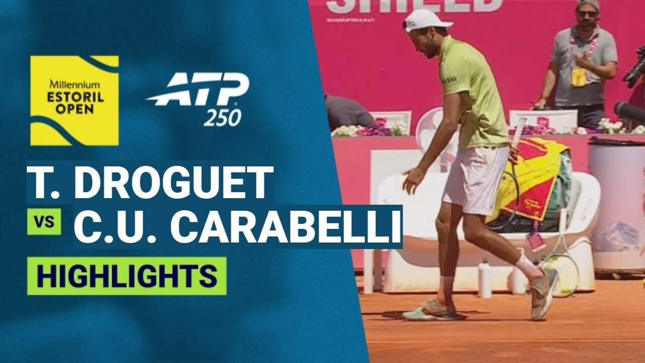 Titouan Droguet vs Camilo Ugo Carabelli - Round 1 | ATP 250: Millennium Estoril Open 2026