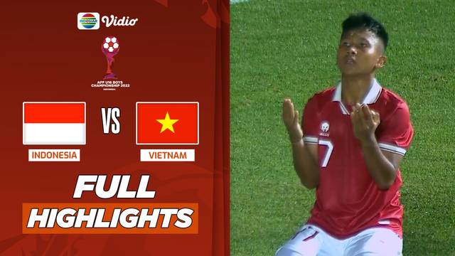 Full Highlights - Indonesia VS Vietnam | Piala AFF U-16 2022