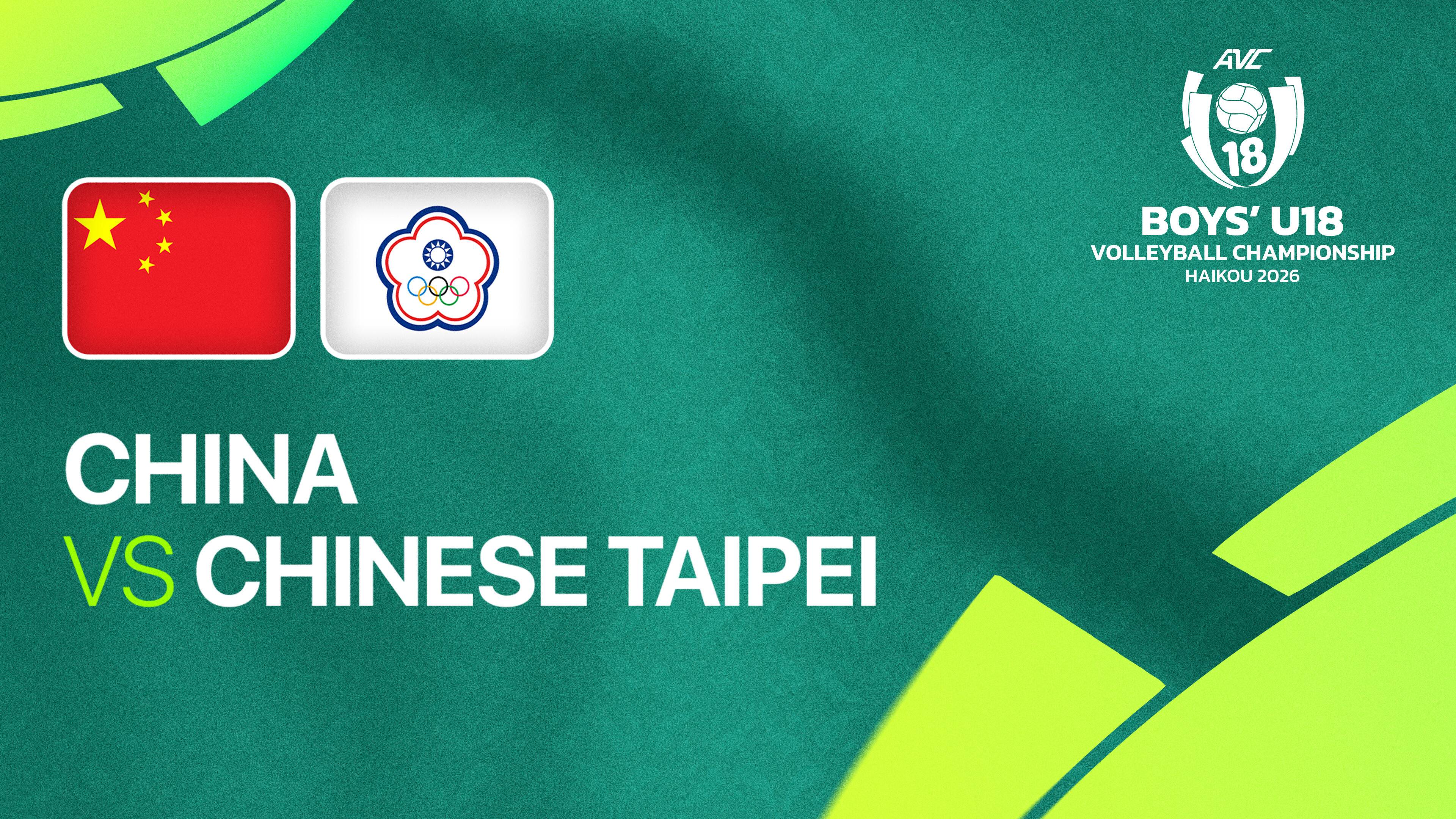 China vs Chinese Taipei