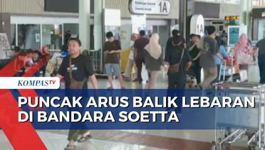 Kondisi Puncak Arus Balik Lebaran di Bandara Soekarno Hatta