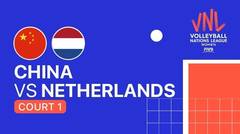 Full Match  | VNL WOMEN'S - China  VS  Netherlands | Volleyball Nations League 2021