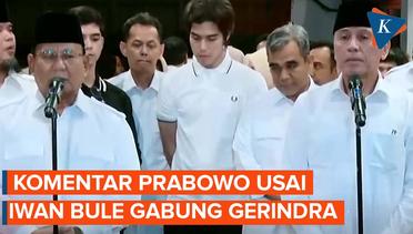 Iwan Bule Gabung Gerindra, Prabowo: Pantas Enggak Jadi Gubernur Jabar?