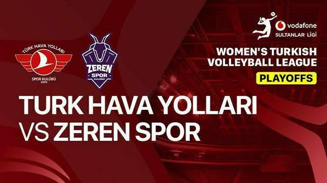 Playoffs:Turk Hava Yollari vs Zerenspor - Full Match | Women's Turkish Volleyball League