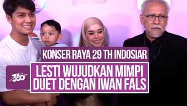 Duet Ciamik Iwan Fals dan Lesti Kejora di Konser 29 Tahun Indosiar Luar Biasa