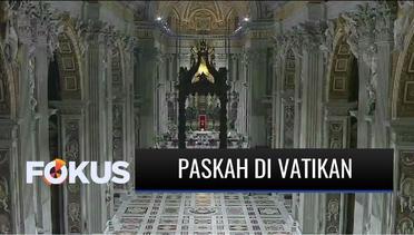 Paus di Vatikan Berikan Pidato Paskah Tanpa Ada Jemaat