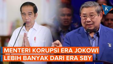 Jokowi Lampaui Rekor SBY soal Jumlah Menteri yang Korupsi