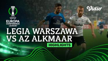 Legia Warszawa vs AZ Alkmaar - Highlights | UEFA Europa Conference League 2023/24