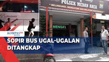 Sopir Bus Ugal-Ugalan yang Tabrak Sejumlah Kendaraan di Medan Ditangkap
