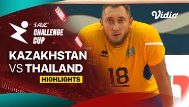 Kazakhstan vs Thailand - Highlights | AVC Challenge Cup for Men 2024