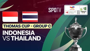Indonesia vs Thailand - Thomas Cup Group C - TotalEnergies BWF Thomas & Uber Cup